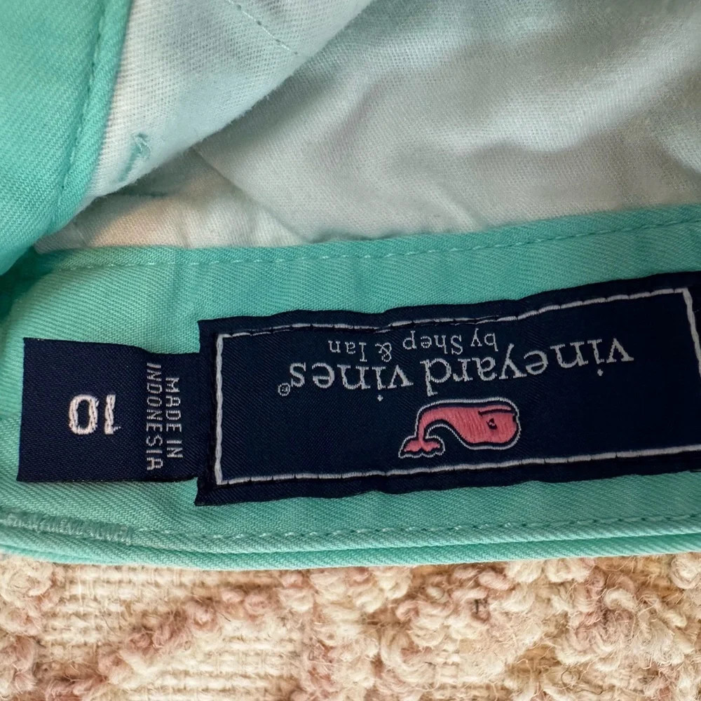 Vineyard Vines Aqua Boys Shorts Size 10 - Picture 2 of 3